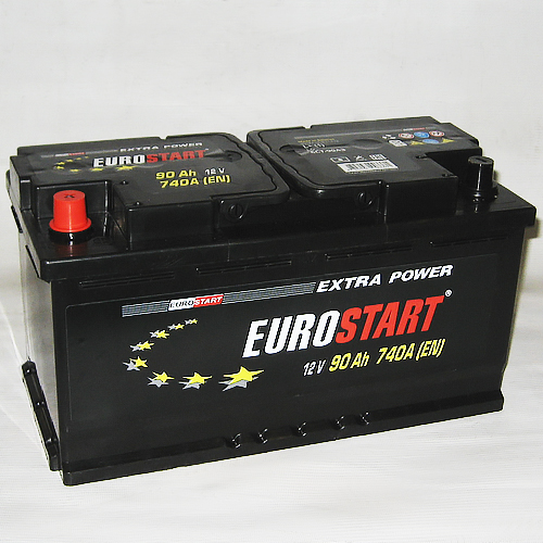 Аккумулятор 6СТ-90 Eurostart (п.п)